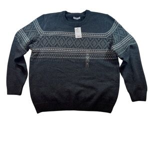 Sonoma Men's Fair Isle Knit Sweater - XL